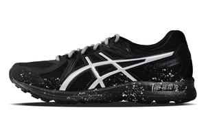 Jog 100 2 устойчивые к истиранию дышащие низкие кроссовки для бега unisex ASICS, черный