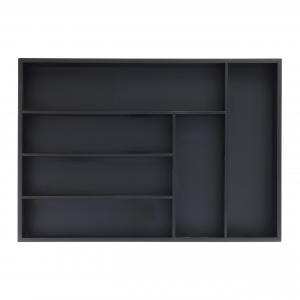 Ящик для столовых приборов Relaxdays, черный