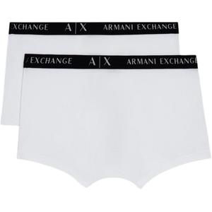 AE SS25 Трусы мужские 2 шт белые ARMANI EXCHANGE, 2 pack (белый)