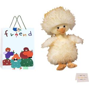 Плюшевая игрушка утка 40 см высота Whoops, Yellow+High-End Shopping Bag