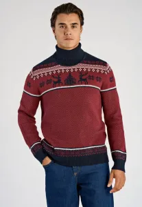 Праздничный свитер с высоким воротником Lindbergh, Red