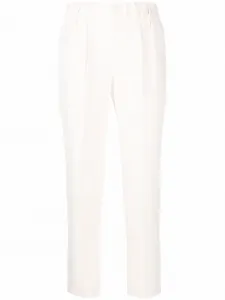 Укороченные брюки кроя слим Brunello Cucinelli, нейтральный