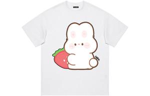 Футболка Unisex Crew Neck Moderate Heavyweight ZIAREL, белый berry bunny