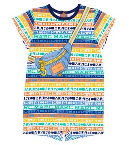 Комбинезон из хлопкового джерси с логотипом baby Marc Jacobs Kids, мультиколор