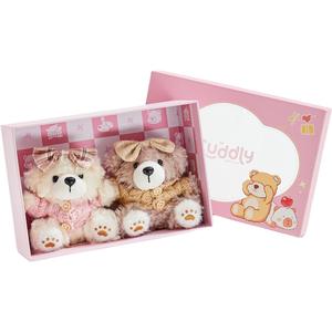 Футболка Biscuit Bear плюшевая кукла подвеска на день рождения высота 10см The Green Party, коричневый