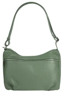 Шоппер Samantha Look, натуральная кожа, производство Италия, зеленый