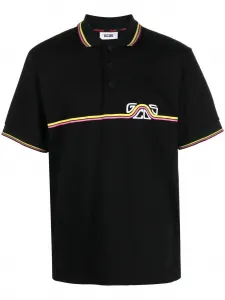 Рубашка поло с логотипом GCDS, черный