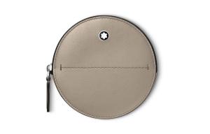 Полнотелая телячья кожа Мужской поясной кошелёк-клатч для монет Earth Gray MONTBLANC