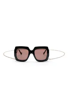 Солнцезащитные очки с логотипом Interlocking G Gucci Eyewear, черный