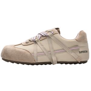 Кроссовки Shock Absorbers Abrasion Resistant Slip Resistant Low top Kids Lifestyle Shoes Teenagers Peter pan, бежевый