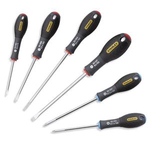 Набор отверток Stanley набор бытовых крестообразных отверток трехцветный набор отверток с мягкой ручкой 6 шт. 65-428-14