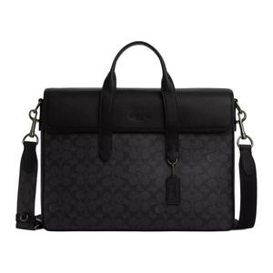 COACH Сумка через плечо из прорезиненного хлопка