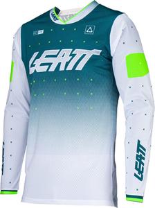 Мотокроссовая майка Leatt 4.5 lite gradient 2024, White/Green