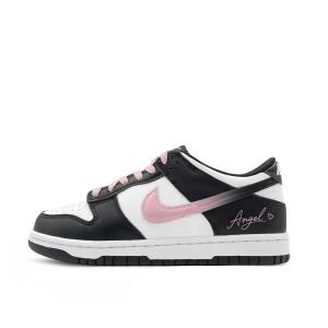 Кроссовки низкие женские Dunk Lightweight And Breathable для скейтбординга Nike, черный белый розовый