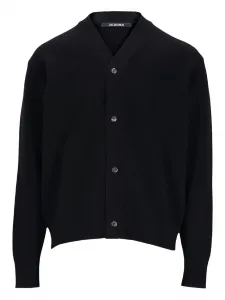 Кардиган из шерсти мериноса Jacquemus, черный