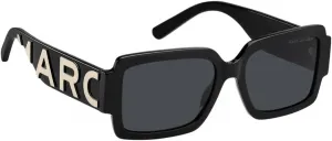 Солнцезащитные очки Marc Jacobs MARC 693/S черно-бело-серые, размер 55/17/145, женские, Black White/Grey