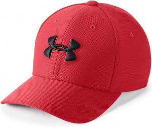 Under Armour Boys' Heathered Blitzing 3.0 кепка, Red/ Red/ Black