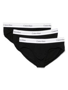 Комплект из трех трусов-брифов с логотипом Calvin Klein Underwear, черный