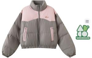 OWOX Пуховик Women's, Pink Gray