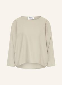 Атласная блузка-рубашка Nialini Drykorn, хаки