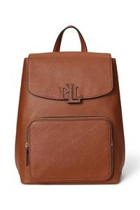 Кожаный рюкзак Lauren Ralph Lauren, коричневый