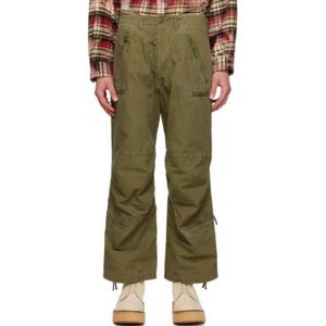 Грузовые штаны оливково-зеленого цвета Men's R13, оливковый