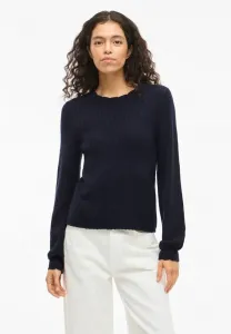 Джемпер vipoila с длинными рукавами и воротником-стойкой Vila, Navy Blazer