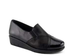 Босоножки Spring Step Evzen Wedge Slip-On, черные