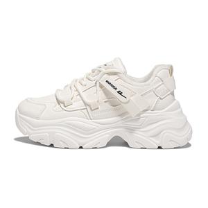 Женские бежевые повседневные кроссовки Warrior с утепляющей стелькой, увеличенной высотой, легкие, низкие, на флисовой подкладке