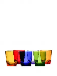 Набор из шести стаканов Short Vesta, синий
