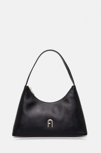 Кожаная сумка Furla, черный