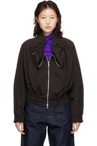 Dries Van Noten Куртка-Бомбер «Коричневый кокон»