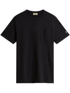 Футболка с вышитым логотипом Woolrich, черный