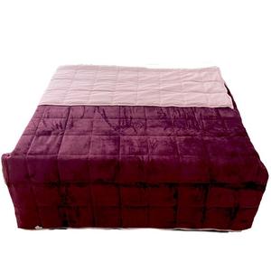 Aboutyourhome Утяжеленное одеяло для верхней кровати 135x200 см, 6 кг, терапевтическое одеяло, расслабляющее одеяло, ягодное aboutyourhome-shop