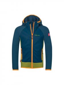 Trollkids Синяя флисовая куртка Seiland Madeira