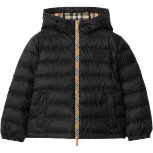 Детская пуховая куртка FW25 Burberry, черный