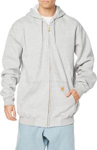 Мужская толстовка Carhartt средней плотности с капюшоном на молнии , серый