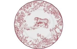 Керамические тарелки burgundy 21см DIOR, бордовый