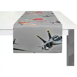 Скатерть на стол Planes Lima Disney Wirth, темно-серый