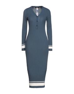 Платье миди Twinset, серо-синий