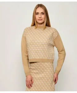 Полуводолазка Обри Loose fit Guess Jeans, бежевый