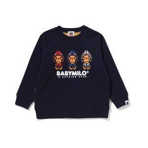 Толстовка FW25 для детей 3-7 лет A BATHING APE, темно-синий