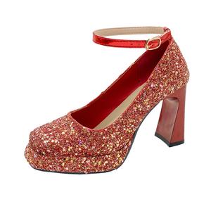 Женские туфли на высоком каблуке Dawei's house, Silver