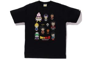 Футболка Bape X DRAGON BALL Z унисекс A Bathing Ape, белый