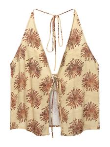 Топ Pull&Bear Pull&Bear , Pastel yellow