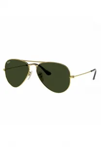 Большие солнцезащитные очки-авиаторы Ray-Ban, Gold-Coloured