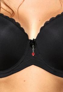 Бюстгальтер на косточках SugarShape, черный