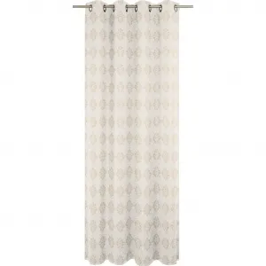 Занавес Romantic Puligny с люверсами, 1 шт., из 100% органического хлопка Adam, Naturweiß