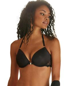 Женский бюстгальтер с перекрестными лямками на спине и цепочкой LASCANA, Black