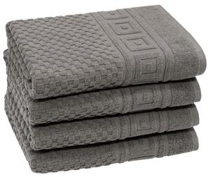 Полотенца набор  Zollner, антрацитовый